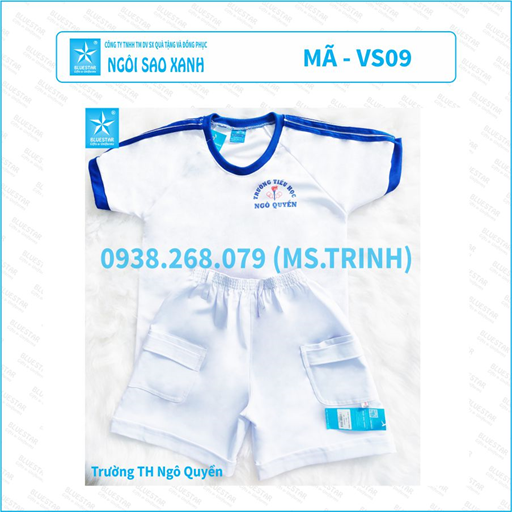 ÁO THỂ DỤC VS09 - TIỂU HỌC NGÔ QUYỀN